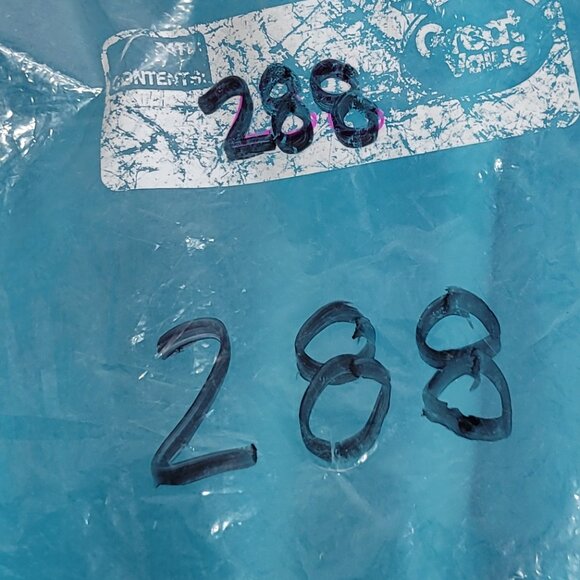 Vintage Blue 100% Cotton Collared Pocket Retro Knitted Short Sleeve Sweater Sz M - Picture 12 of 12